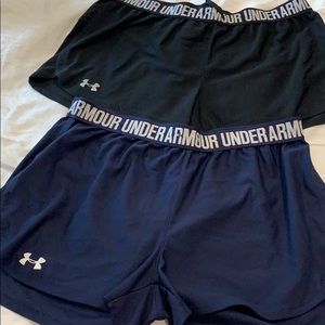 2 pairs of Women’s Under Armour shorts